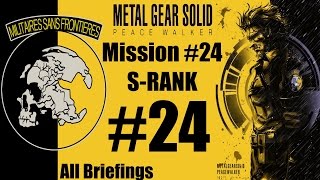 Metal Gear Solid Peace Walker HD  Stealth Walkthrough  Mission 24  SRANK  CenterStrain01 [upl. by Helman]