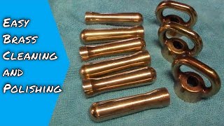 How to Clean Brass with Homemade Bronze and Brass Cleaner Hack  Bonus on Polishing [upl. by Ahsinnek556]