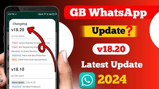 How to update gb whatsapp v1820 kaise kare [upl. by Eliot]