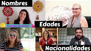 Nombres Edades y Nacionalidades [upl. by Onin]