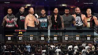 OG BLOODLINE Vs New BLOODLINE WARGAMES 2024 MATCH 2  WWE 2K24 [upl. by Nie]