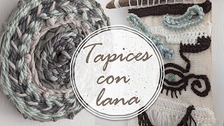 TAPICES boho con LANA🧶 y RECICLAJE♻️  Shanti Irene [upl. by Dhaf]