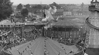 Frolics On The Green Mitcham Fair 1927  Britain on Film [upl. by Zondra]