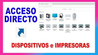 Crear Acceso Directo a Impresoras y Dispositivos en Windows 11 Súper FÁCIL con este Truco [upl. by Thanasi123]