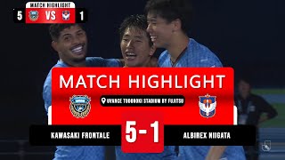 Frontale Pesta Gol di Uvance Todoroki  Kawasaki Frontale 5 vs 1 Albirex Niigata  MW 32  PSJ TV [upl. by Bagley]