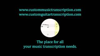 Legends of the Fall  Ben Woolman  Custom Guitar Transcription  Custom Music Transcription [upl. by Ulu279]