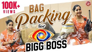 Whats in my Bigg Boss Bag  Bag Packing for Bigg Boss  Aishwarya Shindogi [upl. by Ellienad]