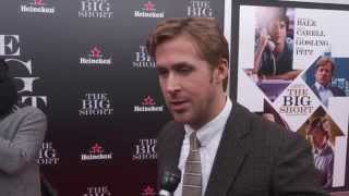 The Big Short Ryan Gosling quotJared Vennettquot NYC Red Carpet Premiere Interview  ScreenSlam [upl. by Mosley955]