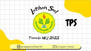 PEMBAHASAN SOAL ASLI PENMABA UNJ TPS TKD LATIHAN PENMABA UNJ 2022 MATRIKS amp DERET ARITMATIKA [upl. by Notslah]