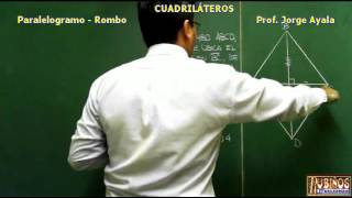 PARALELOGRAMOS  ROMBO  PROPIEDADES [upl. by Leinto]