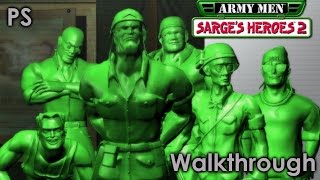 Army Men Sarges Heroes 2 PS1 Walkthrough [upl. by Burrus]