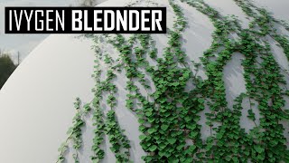 Blenders BuiltIn IvyGen Is EASY amp FAST  Tutorial [upl. by Valerle377]