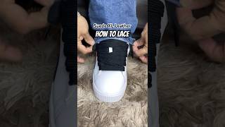 Puma suede XL “Leather” How to lace pumasuedexl lastresort lacestyles [upl. by Stedt]