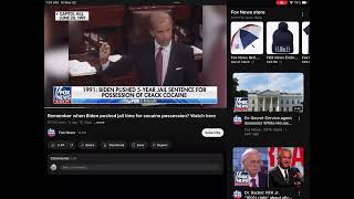 Joe Biden talks about crack cocaine laws govt government arrest drugs corruption [upl. by Oinotnaesoj]