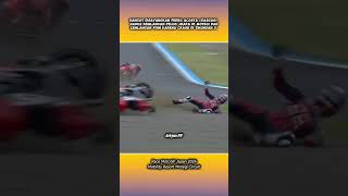 Moment Pedro Acosta Crash In Motegi Circuit shortvideo shortsviral [upl. by Oinotla808]