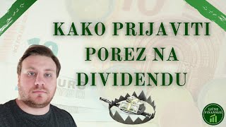 Kako prijaviti porez na dividendu  Prijava poreza na ostale prihode van radnog odnosa  PPOPO [upl. by Thorne]