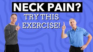 The One Exercise Everyone Should Do For Neck Pain [upl. by Waldon]