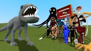 BEHEMOTH vs TREVOR HENDERSON CREATURES In Garrys Mod [upl. by Hamann]