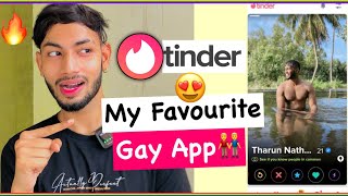 Tinder  My Favourite GAY Dating App Ever👬🌈 [upl. by Trella]