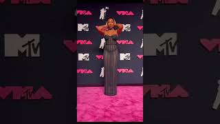 Megan Thee Stallion arriving on the red carpet at the 2023 Vmas shorts megantheestallion vmas [upl. by Zabrine68]