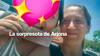 ENTÉRATE  Ricardo Arjona le dio una gran sorpresa a una madre que hizo todo por su hija [upl. by Siloam]