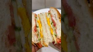 Egg burger Breakfast 😍❤️shorts youtubeshorts egg burger cooking [upl. by Idrahs]