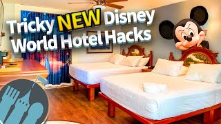 12 Tricky NEW Disney World Hotel Hacks [upl. by Otila]