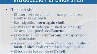 El Shell de Linux  Que es Fundamentos [upl. by Gabriell]