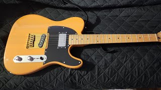 New Harley Benton Keith Richards Micawber 54 Telecaster  Unboxing [upl. by Bonneau60]