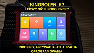 KINGBOLEN K7 Unboxing Aktywacja aktualizacja oprogramowania test porównanie z Kingbolen S6 [upl. by Revkah]