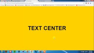 CSS Center text Horizontal and Vertical [upl. by Bakki746]