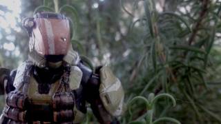 Halo Reach Series 5  Olive Gungnir Spartan Action Figure Review [upl. by Benedetta]