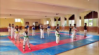 Todays Taekwondo Training session LIVE 🔴 indiataekwondo pandharpur live 2k24 training [upl. by Melleta401]