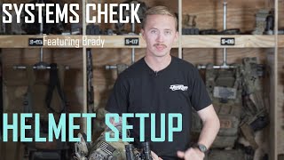 Noisefighters Systems Check Bradys Helmet Setup [upl. by Emerson]