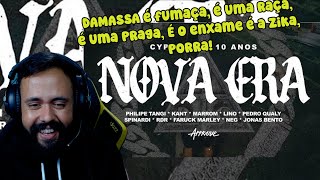 TCHEBA REACT DAMASSACLAN  NOVA ERA CYPHER 10 ANOS [upl. by Htiaf]