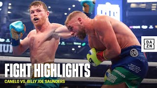 HIGHLIGHTS  Canelo Alvarez vs Billy Joe Saunders [upl. by Janis]