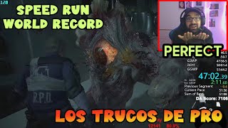 El GRAN PERFECT  SPEED RUN RECORD MUNDIAL en RESIDENT EVIL 2 REMAKE [upl. by Lewison141]