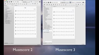 Musescore 2 vs Musescore 3 Quick Overview 1 [upl. by Maible]