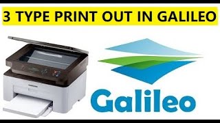 Galileo Ticket Print Out  3 Tips You Can Print Your Ticket In Galileo [upl. by Fitzsimmons]