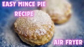 Mince Pies in the Air Fryer Super Easy Recipe  Ninja Air Fryer [upl. by Ymor295]