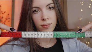 ASMR  Measuring Your Face amp Ears 📏 Writing Mumbling For Sleep 😴 [upl. by Fawcett]