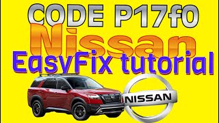 Nissan Pathfinder Transmission Code p17f0 Fix [upl. by Paza]