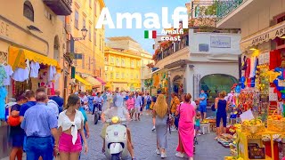 Amalfi Italy 🇮🇹  Amalfi Coast  4KHDR Walking Tour ▶67min [upl. by Adnaluy219]