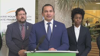 Manitoba Premier Wab Kinew announces budget investment for minor illness clinics – March 27 2024 [upl. by Saks]