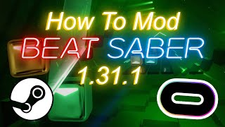 Custom Mods On Beat Saber [upl. by Eiaj]