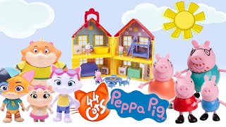 Peppa Wutz und 44 Cats Ausflug zum Spielplatz  Spielzeug Toys  MeinSpielzeugmarkt [upl. by Eedoj]