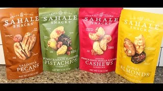 Sahale Snacks Valdosta Pecans Pomegranate Pistachios Pomegranate Vanilla Cashews Honey Almonds [upl. by Donalt92]