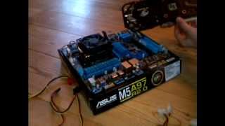 How to install Gigabyte GTX 970 G1 on motherboard [upl. by Osbourn]