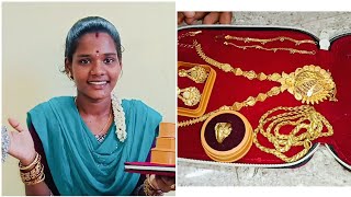 My Gold Jwellery Collection Vlog  Saranya Manoraj [upl. by Nnaillek]