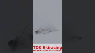 SkiRacer crashing in GS  BAD [upl. by Cristal813]